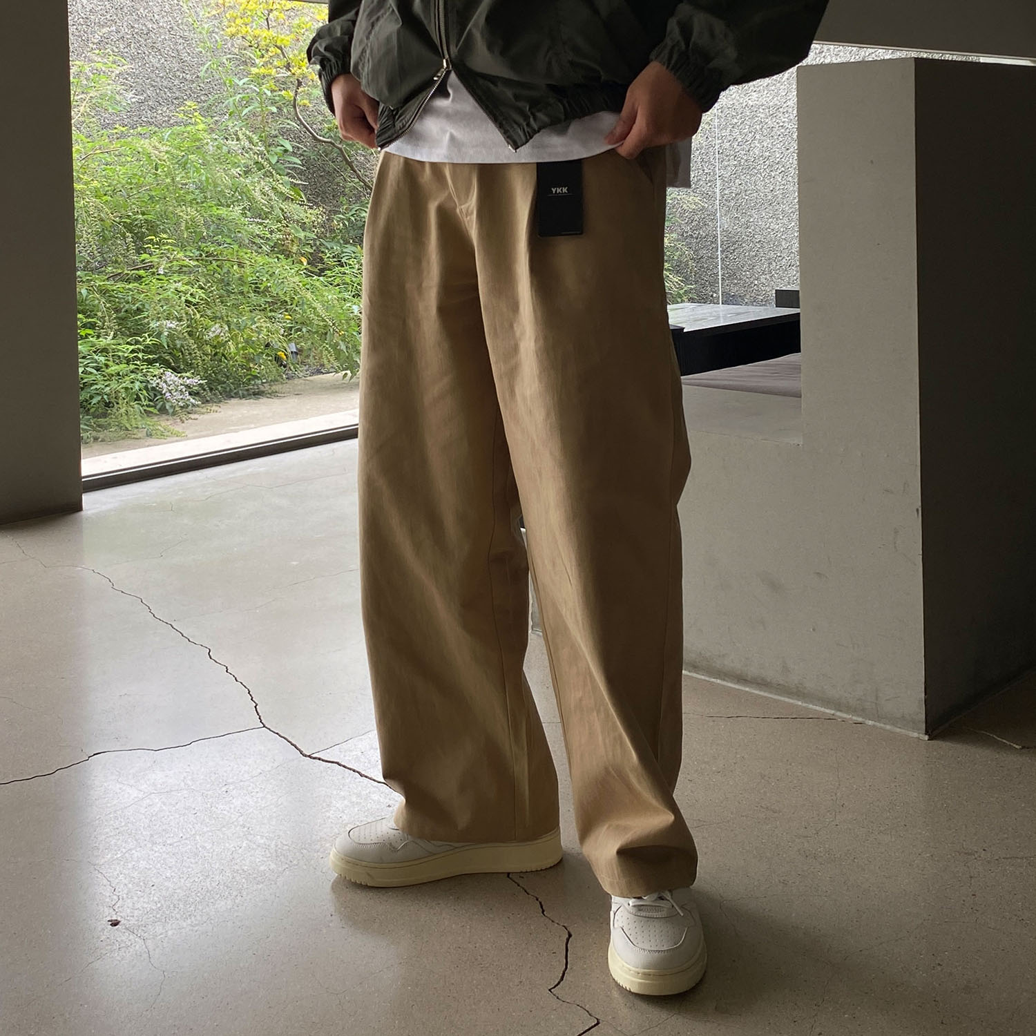 남자면바지 남자와이드팬츠 통넓은바지 - 상세 이미지 3