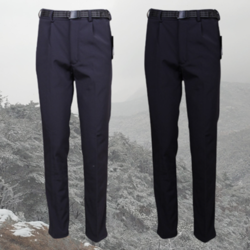 겨울용작업복 남자 일 작업용 등산 원턱 팬츠 기모 바지 - 상품 이미지