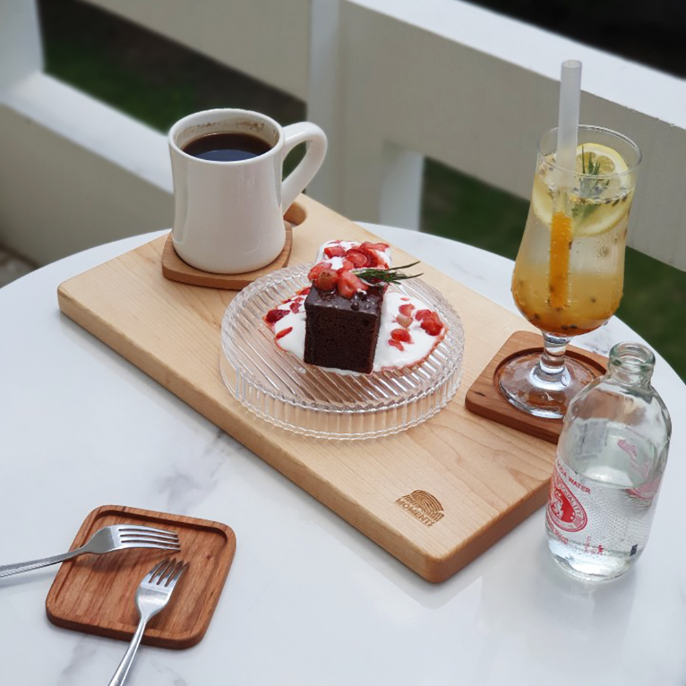 감성모먼트 단풍나무 도마 양면 플레이팅 우드 각인 맞춤제작