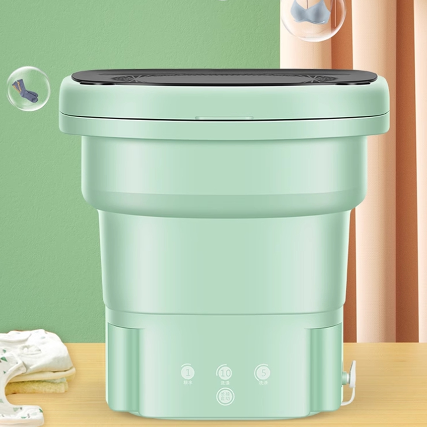 접이식 미니 세탁기 속옷 양말 수건 아기 초소형 휴대용 캠핑용 애견용품 세탁기 3kg