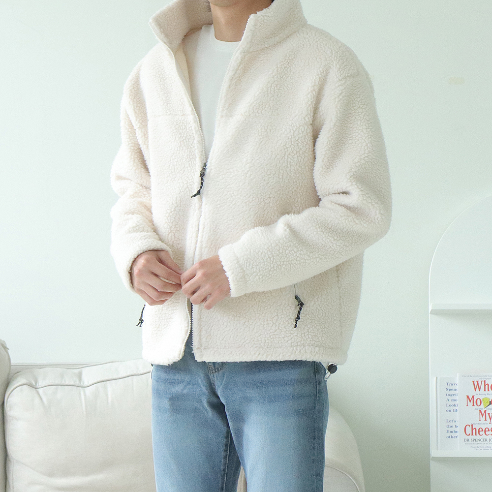 남자자켓 뽀글이 양털 자켓 커플후리스 이미지 3
