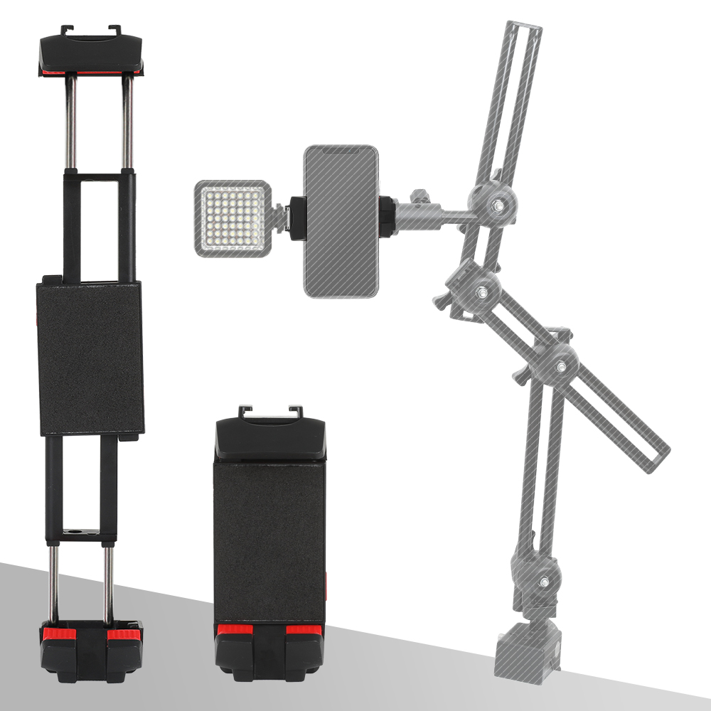 핸드폰 거치 홀더 마운트 스마트폰 고정 휴대폰 삼각대 거치대 집게 아이패드 미니