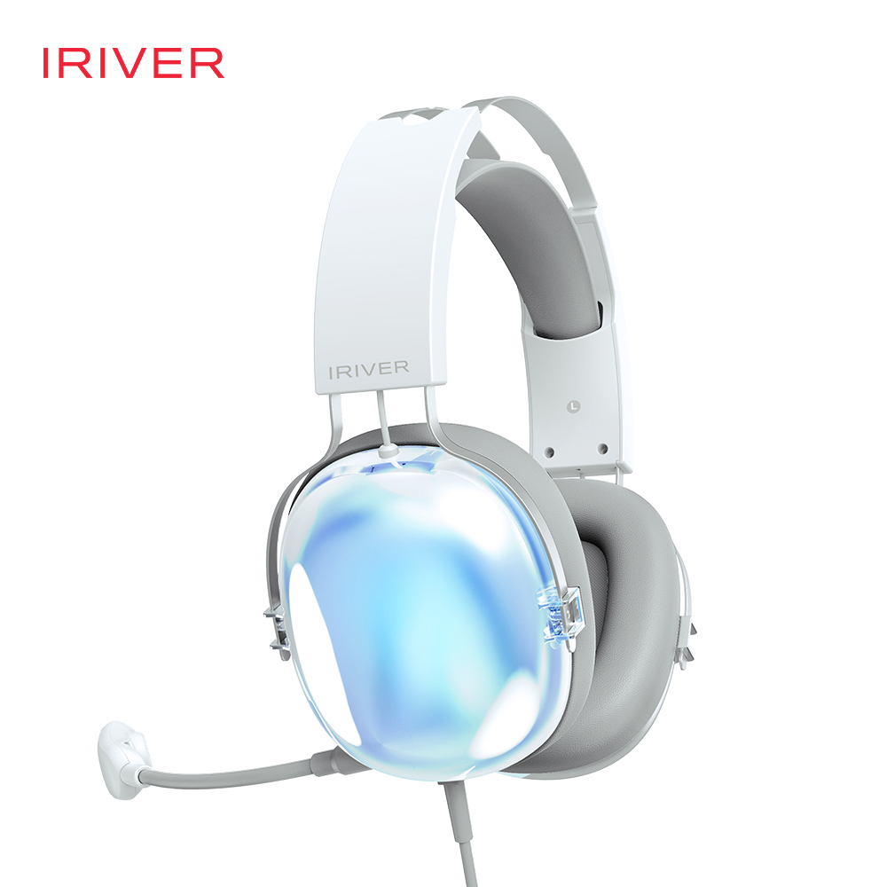아이리버 가상7.1채널 노이즈캔슬링 ENC마이크 아이스블루LED USB 게이밍 헤드셋 EQwear-G30H Mirror 이미지 7