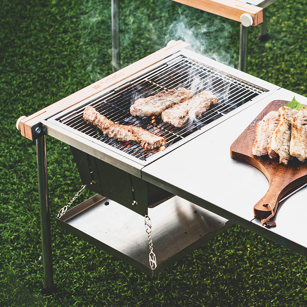 라그렌 IGT그릴 테이블 호환 바베큐그릴 캠핑 접이식 화로대