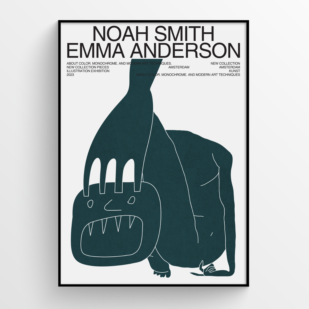 [BIG] 애시드로우 대형액자 Noah Smith [700 x 1000mm.Size] - 상품 이미지