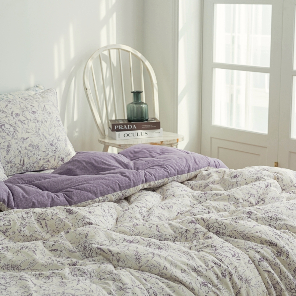 30수 광목 순면 알러지케어 플라워 차렵 이불