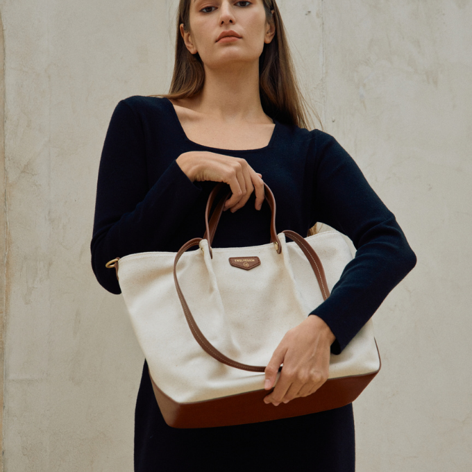 트웰브리틀 가벼운 캔버스 기저귀가방 숄더백 이너백 출산 임신 선물