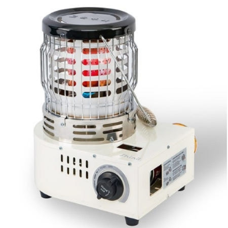 신일 대한민국 제조 휴대용 부탄가스 난로 히터_크림화이트 캠핑장 낚시터 공사장 난방보조