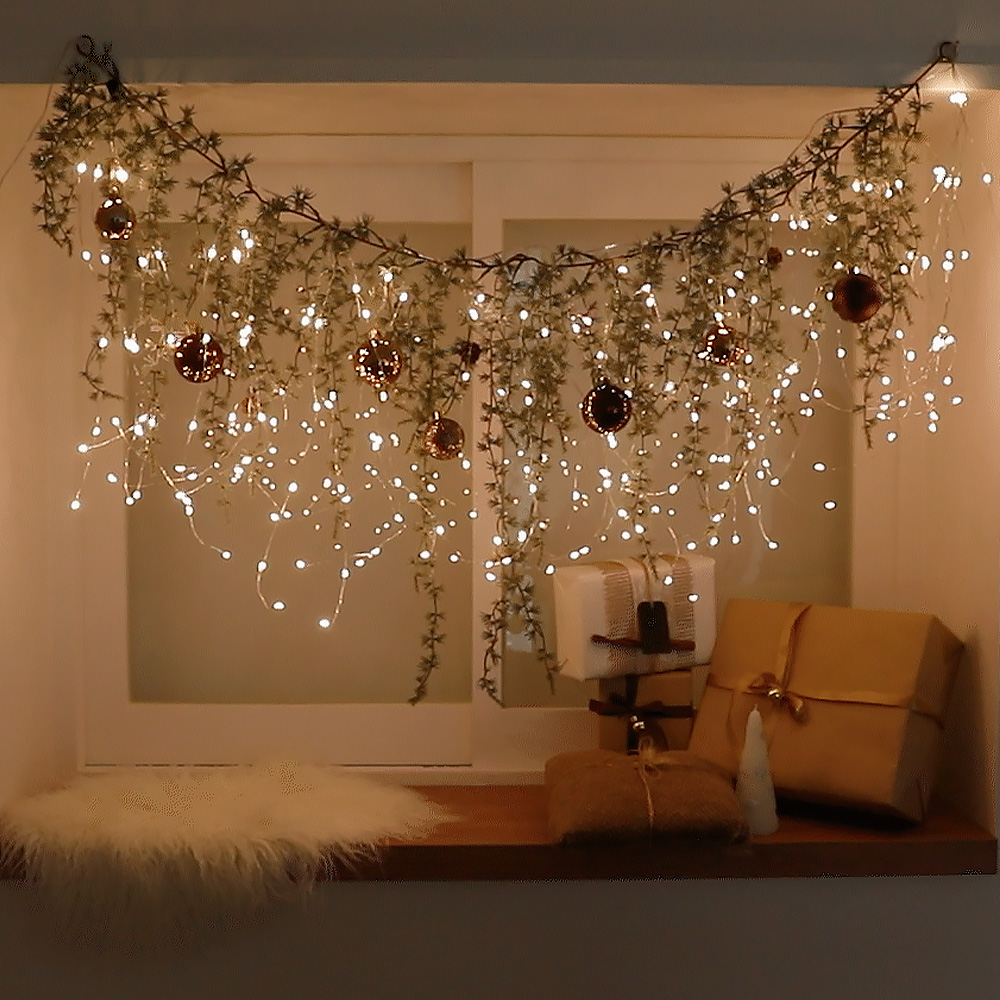 크리스마스 트리 벽트리 풀세트 전구포함 만들기 장식 스윗드림M 6단