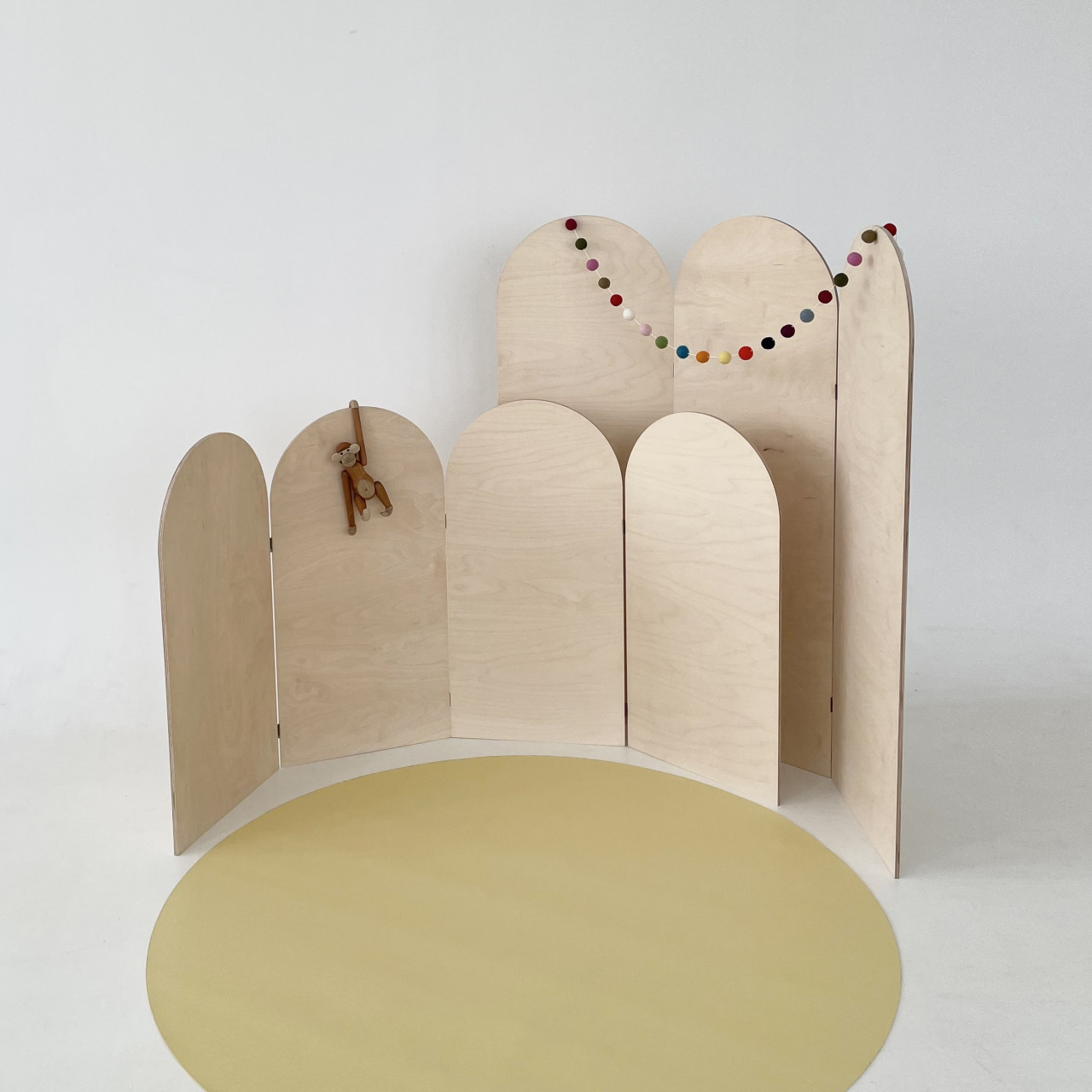 하이오즈 원목 아치 파티션 판추가