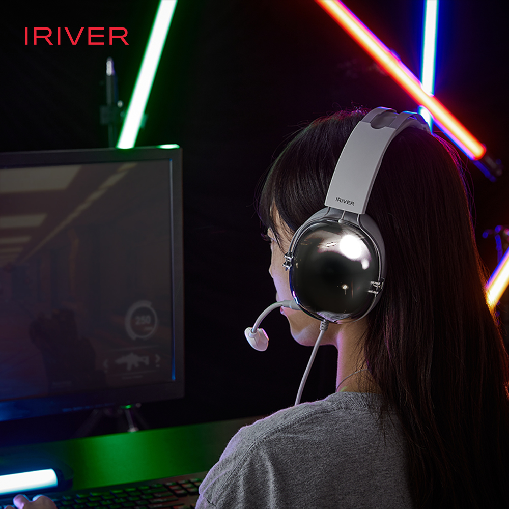 아이리버 가상7.1채널 노이즈캔슬링 ENC마이크 아이스블루LED USB 게이밍 헤드셋 EQwear-G30H Mirror 이미지 6