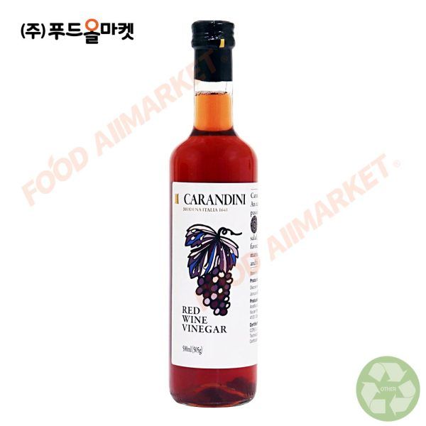 카란디니 레드 와인 베네가 500ml (와인식초 100) : 리디유통