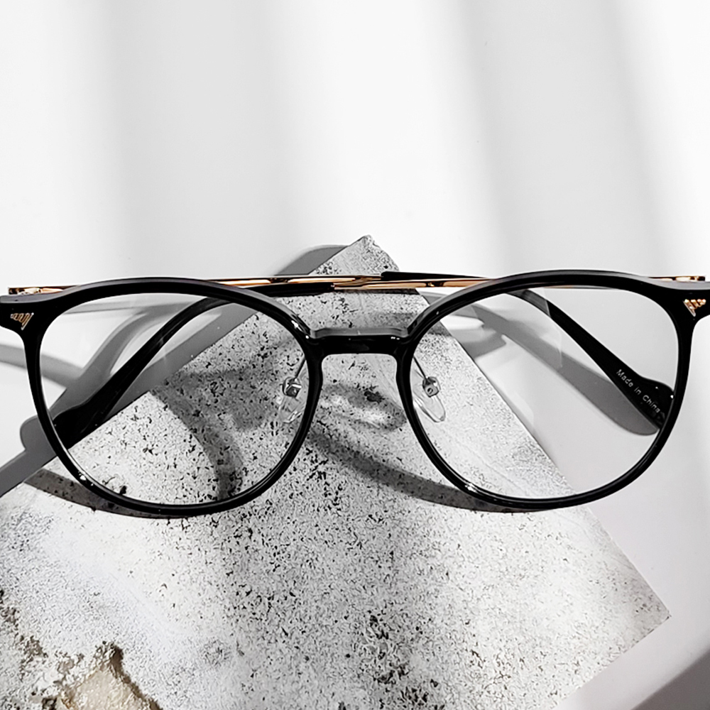 가벼운 투명안경테 뿔테 오버사이즈 패션 남자 여자 자외선 블루라이트차단 안경