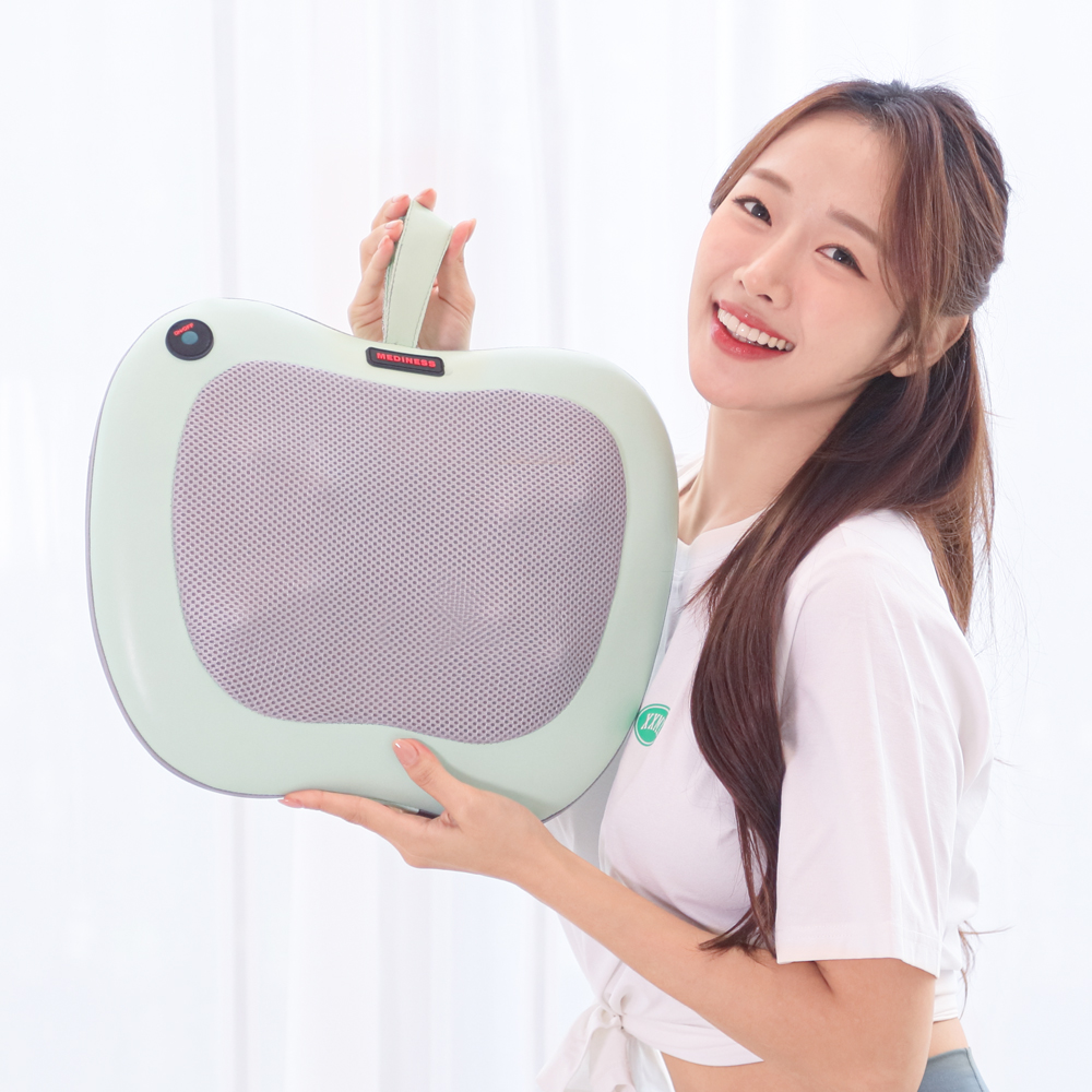 애플 무선 롤링 목 어깨 베개 쿠션 마사지기 MVP-449 - 상품 이미지