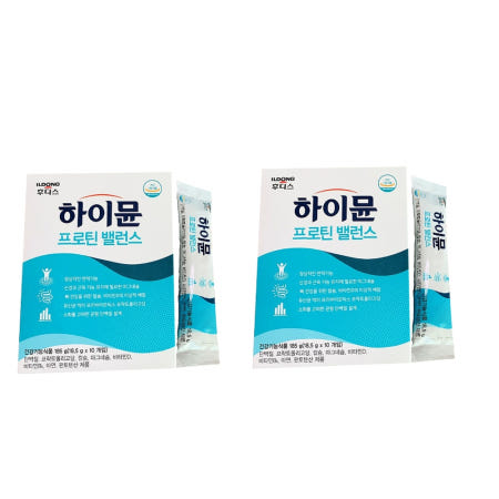 일동후디스 하이뮨 프로틴 일동 밸런스 단백질 하이문 장민호 정민호 광고 선전 가루 2박스