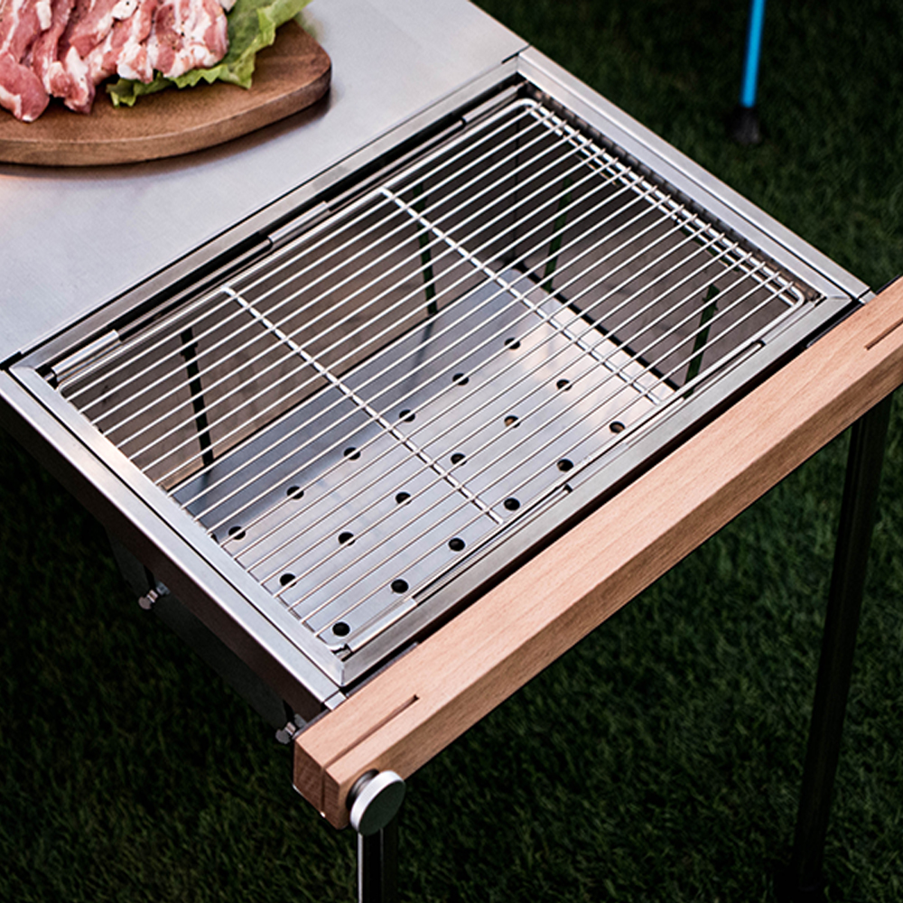 라그렌 IGT그릴 테이블 호환 바베큐그릴 캠핑 접이식 화로대