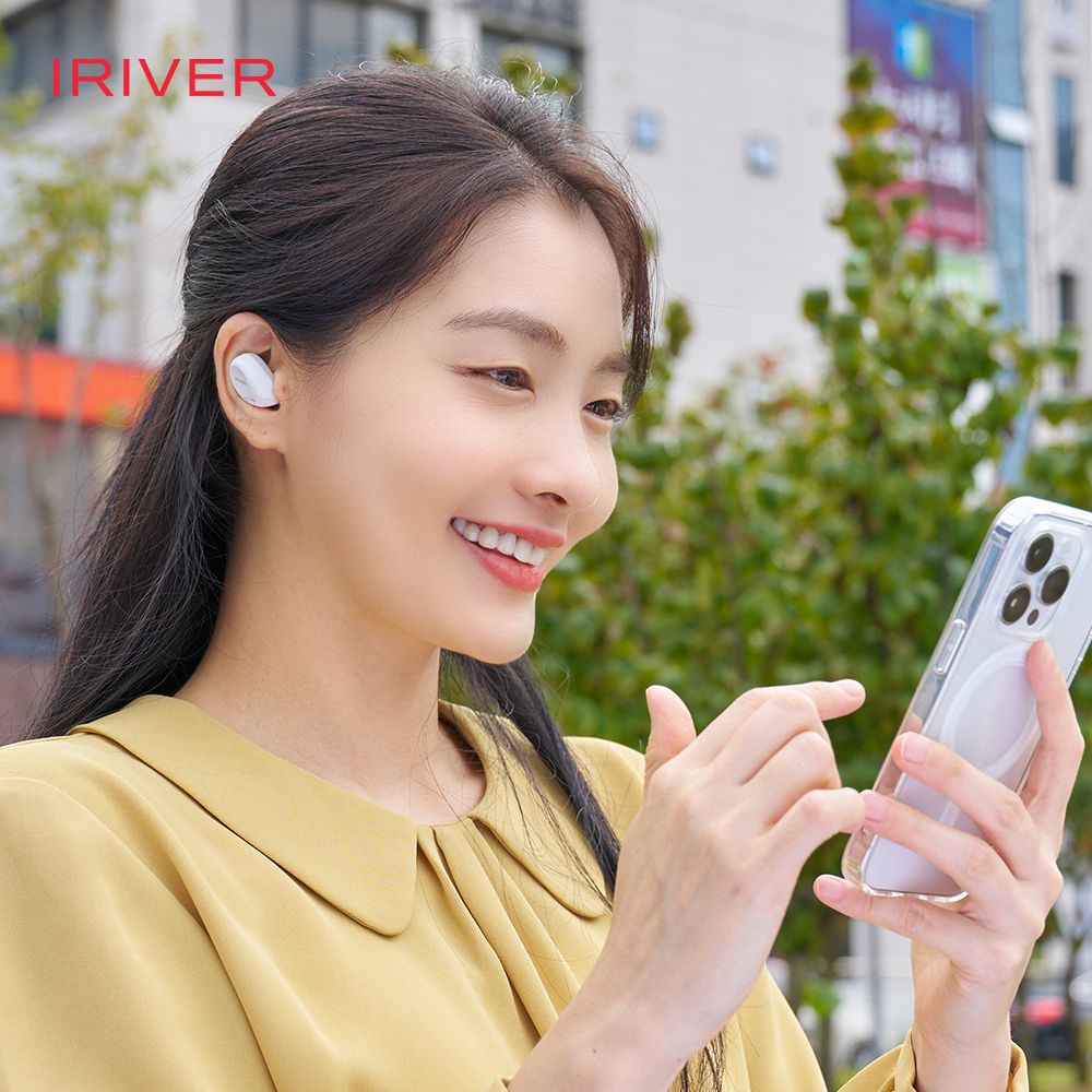 아이리버 액티브노이즈캔슬링 ANC 게이밍 블루투스 5.3v 무선이어폰 IR-TWS100 S4 화이트 이미지 4