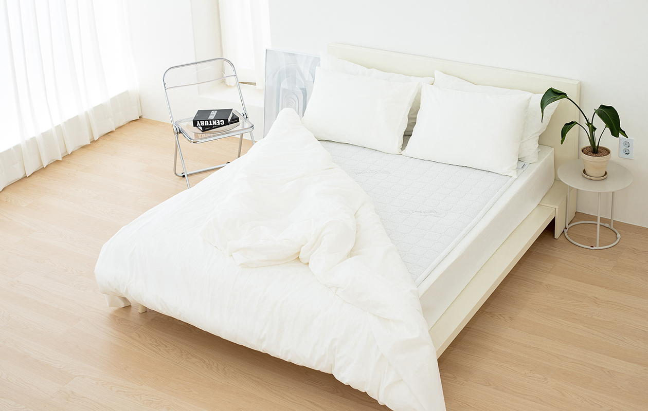 일월 카본 탄소매트 분리난방 텐셀 전자파없는 그래핀 전기매트 전기요 싱글