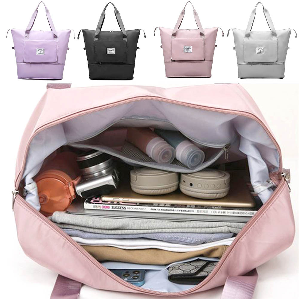 접이식 여행 보스턴백 2단 확장형 폴딩 캐리어 보조가방