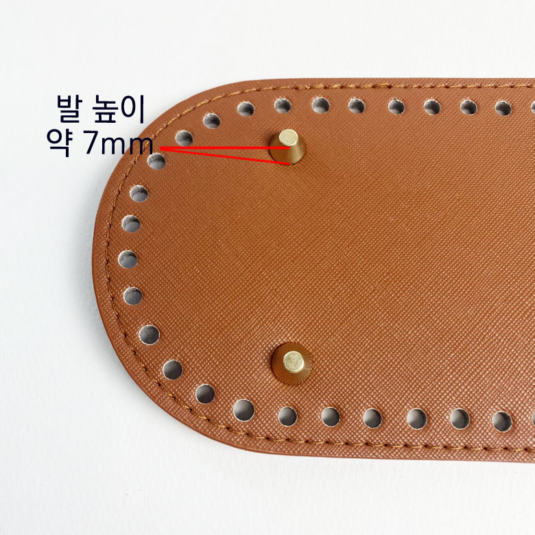 10x30cm) 대사이즈 소꼬발 뜨개 가방바닥판 이미지 7