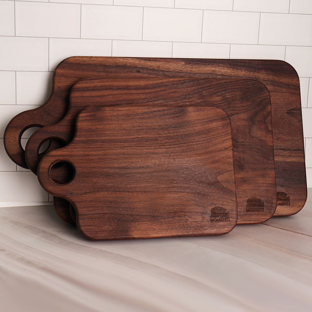 감성모먼트 월넛 나무도마 양면 플레이팅 미니 우드 원목 커팅보드 6종