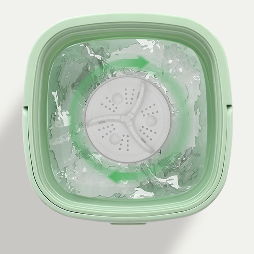 접이식 미니 세탁기 속옷 양말 수건 아기 초소형 휴대용 캠핑용 애견용품 세탁기 3kg