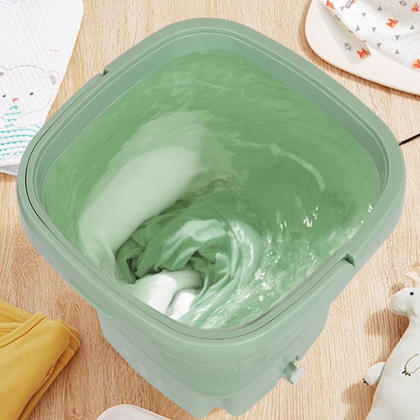 접이식 미니 세탁기 속옷 양말 수건 아기 초소형 휴대용 캠핑용 애견용품 세탁기 3kg