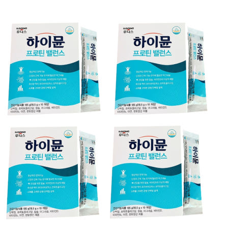일동후디스 하이뮨 프로틴 일동 밸런스 단백질 가루 어르신 하이문 노인 식사대용 4박스