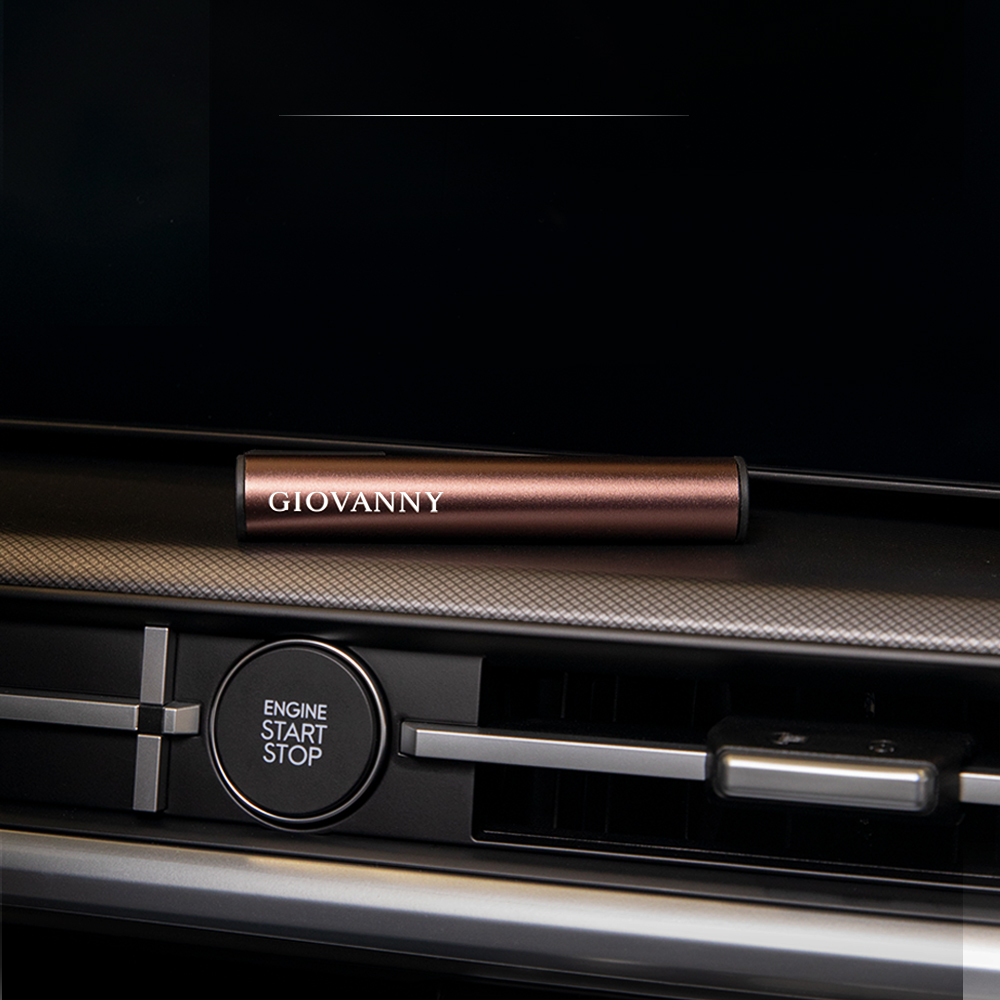 지오바니 차량용 송풍구 방향제 자동차 디퓨저 파워스틱 2개 리필 4개 블랙체리