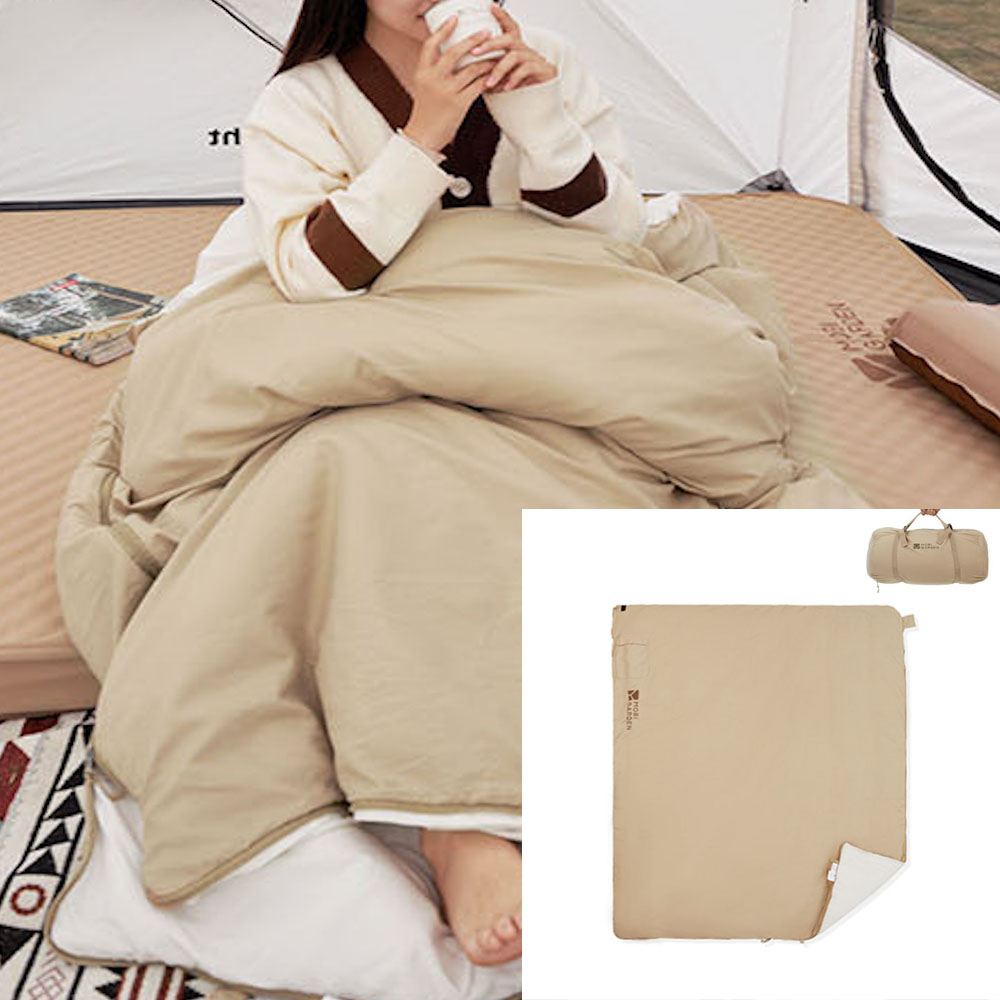 캠핑 코튼 침낭 이불 동계 겨울 사계절 커버 분리 3.5kg