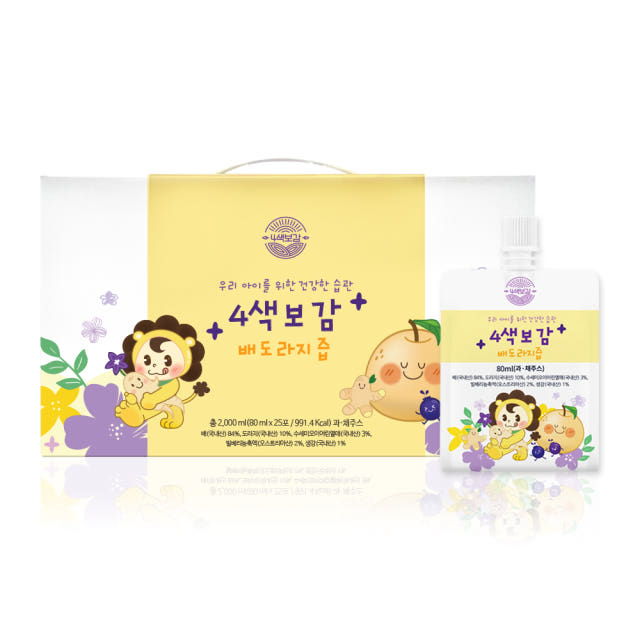 4색보감 배도라지즙 1박스 25포 아기, 유아, 어린이, 초등학생,