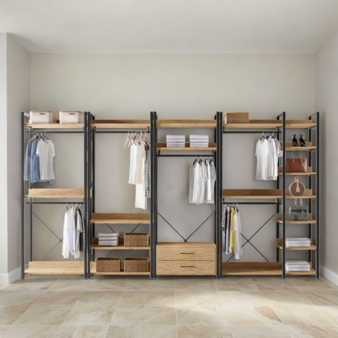 이케아 시스템행거 행거 조립식 옷장 철제 스탠드 옷걸이 MACA