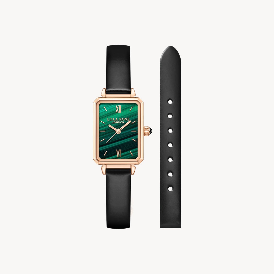 롤라로즈 Classic Lola 블랙 레더 스트랩 LR2136ST 이미지 7
