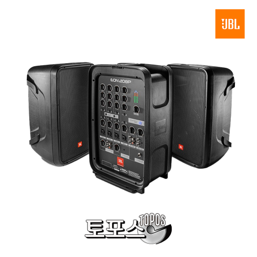 JBL EON208P 제이비엘 8채널 파워드 포터블 PA 스피커 앰프 공연 버스킹 스피커 이미지 1