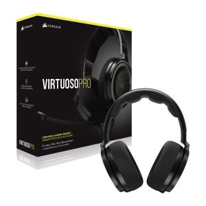 커세어 Virtuoso Pro Carbon 유선 오픈백 게이밍 헤드셋 카... 개봉기 | 실사용 후기 - 상품 이미지 4
