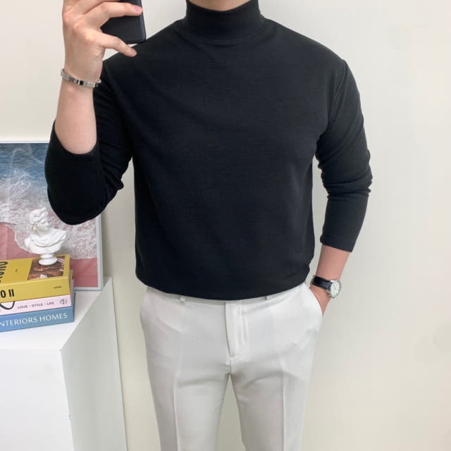 남자목티 반폴라티 머슬핏 반목티