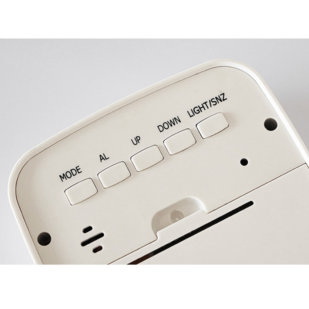 건전지탁상시계 온습도 미니 작은 디지탈 스퀘어 무선 시계