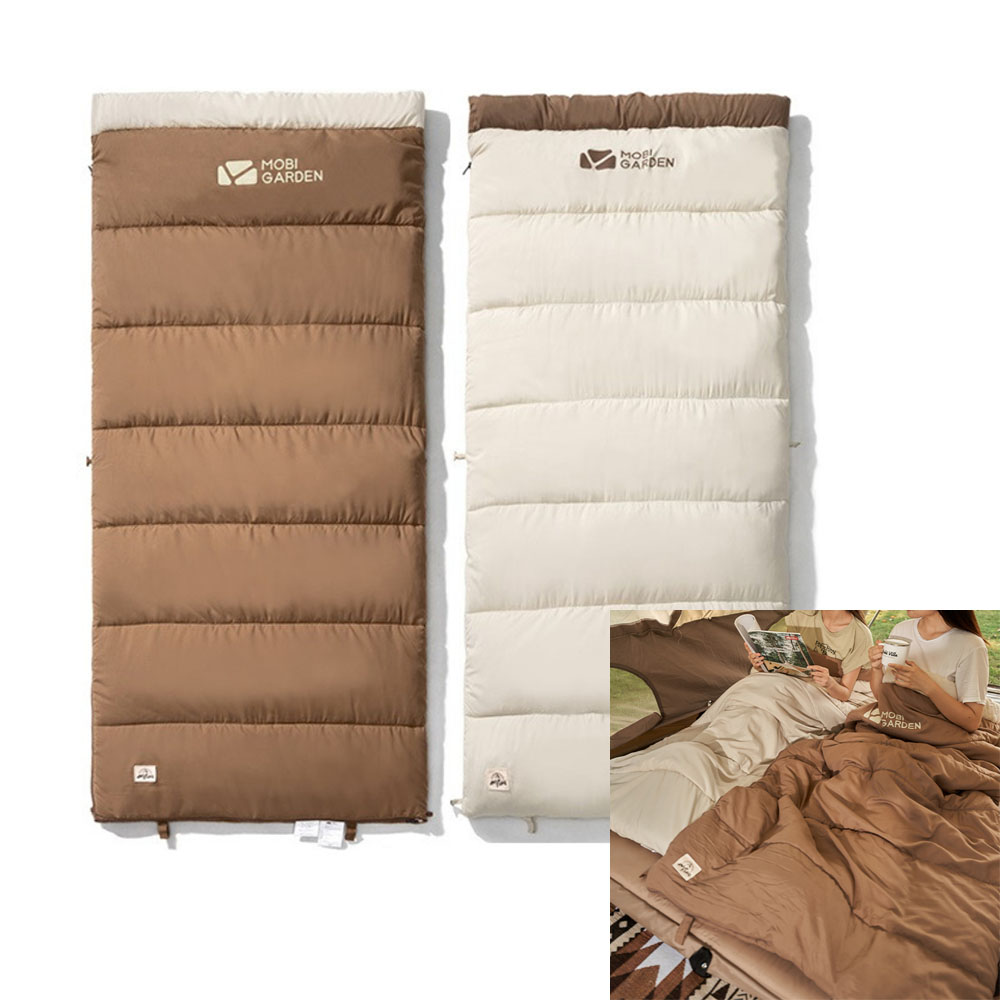 침낭 동계 겨울 사계절 이불 캠핑 경량 1인용 싱글 플러스