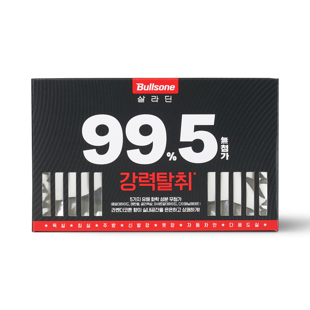 [3개SET]불스원 살라딘 구구오 강력 탈취제 라벤더코튼향