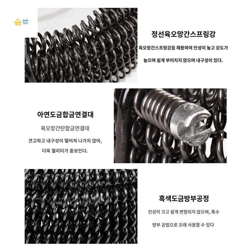 청소기 스프링 관통기 하수구 전동드릴연결 변기뚫는 하수도 - 상세 이미지 3