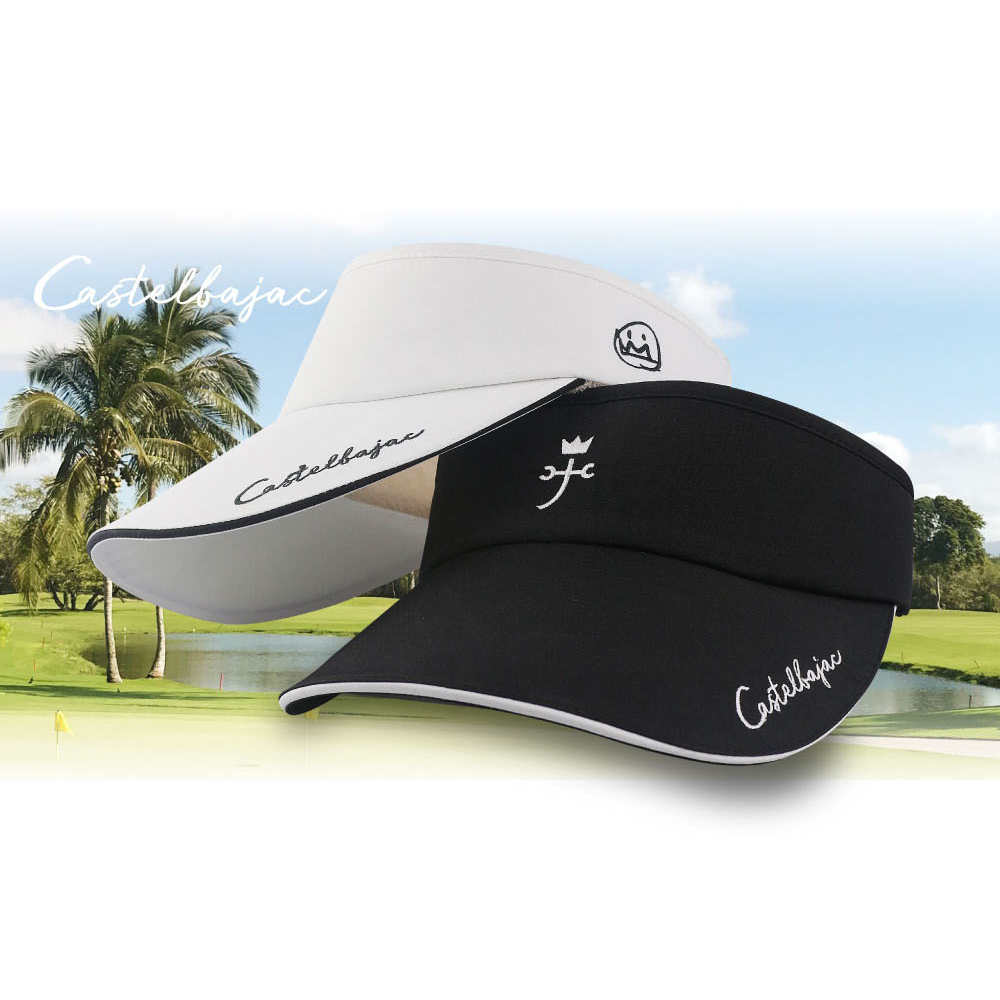 까스텔바작 모자 여성용 골프 완벽커버 와이드챙 썬바이저 BWCW-GC714 골프 테니스 썬캡