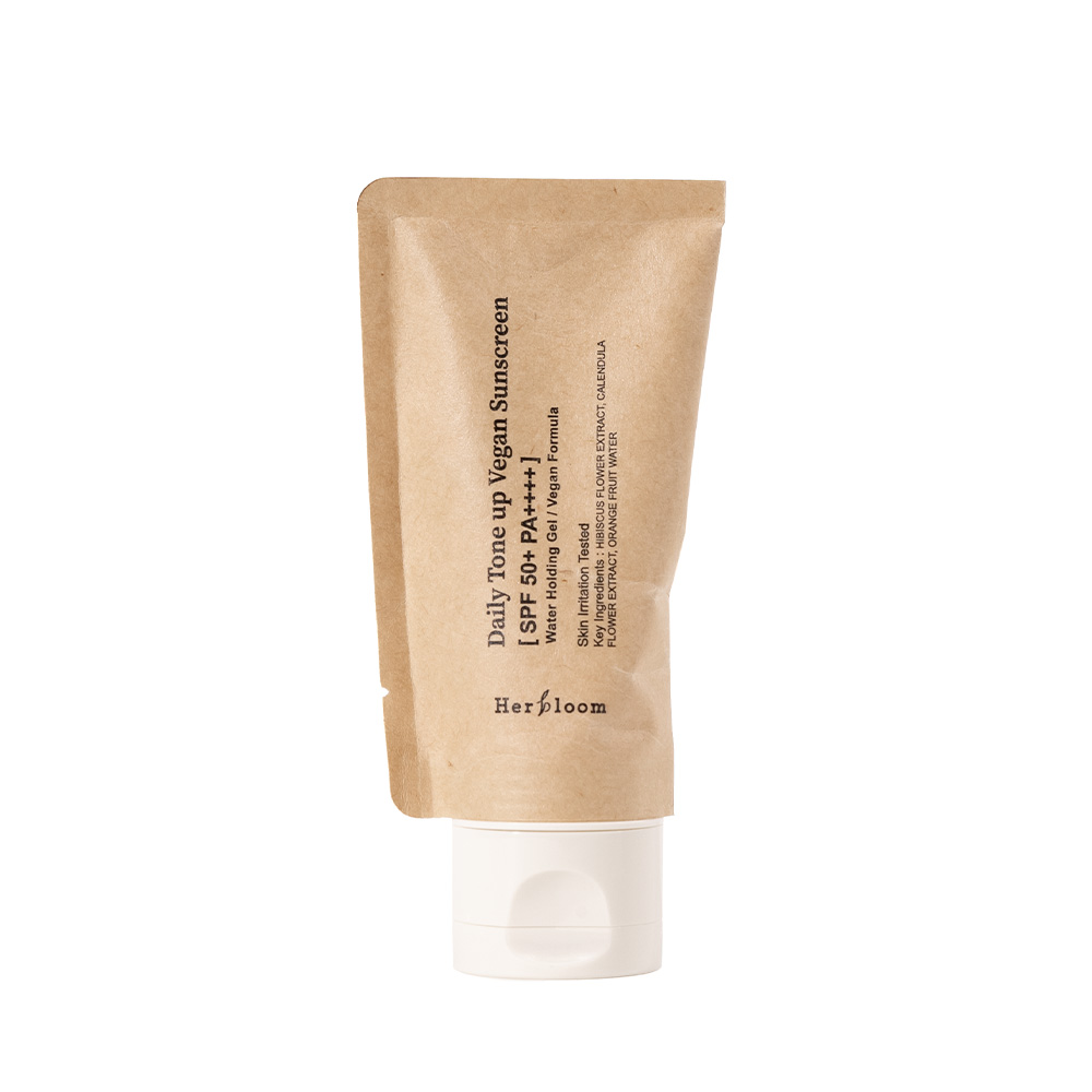 [맑은광] 허블룸 생기톤업 톤결보정 광채 파데프리 비건 선크림 50ml, 1개 - 상세 이미지 5