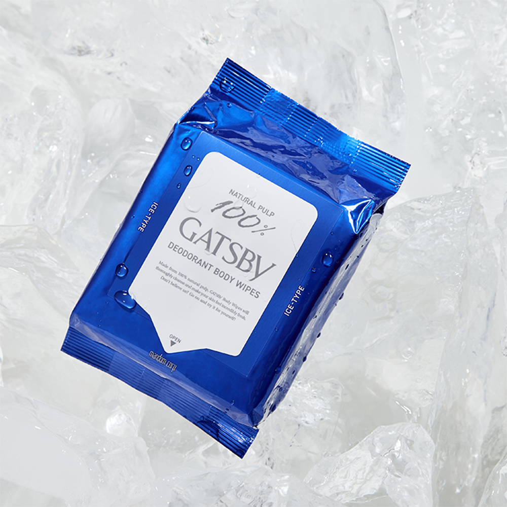 갸스비 데오도란트 샤워 티슈 아이스 시트러스 대용량 30매 - 상품 이미지