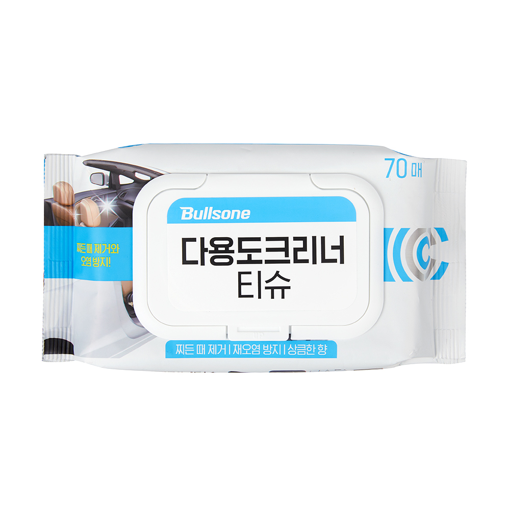 [불스원] 다용도크리너티슈 70매 제품 이미지