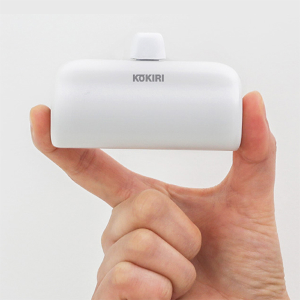 일체형 퀵 도킹형 고속충전 미니 보조배터리 5000mAh C타입 - 상세 이미지 4