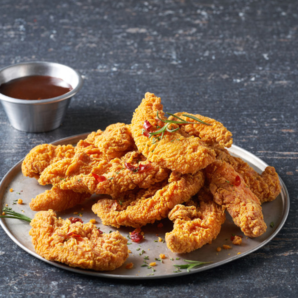 푸드렐라 아빠손치킨텐더 350g 6팩 아이간식 치킨랩 케이준 순살텐더 - 상품 이미지