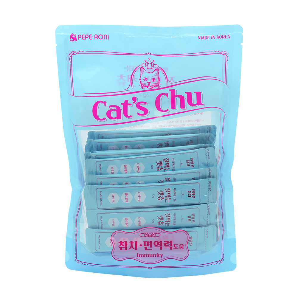 페페로니 잘 먹는 캣츄 - 원양선참치 면역력 도움 4P+30P 세트 이미지 6