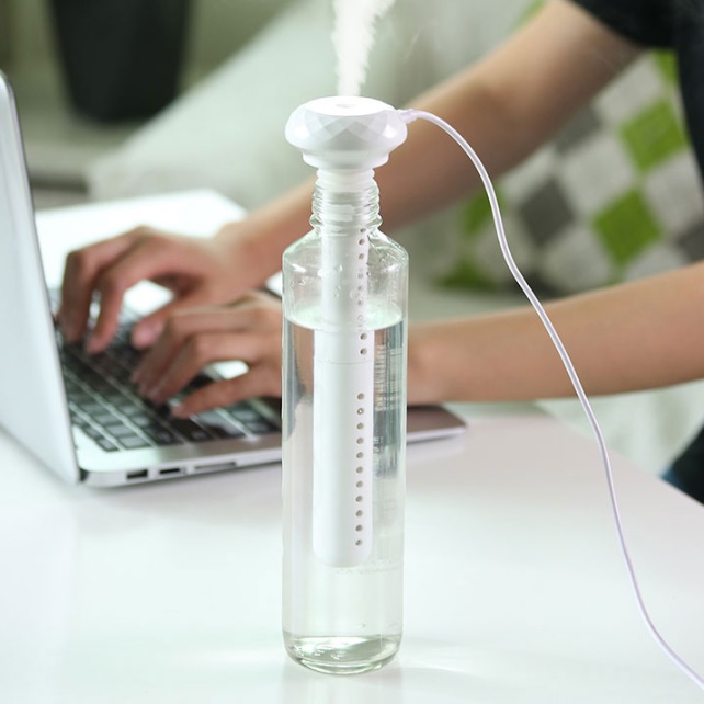 생수통 가습기 생수병 가습기 물병 소형 무드등 사무실 책상용 탁상용