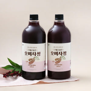 진하게 담은 국내산 오미자 청 원액 1L 맛있게 먹은 솔직 후기 - 상품 이미지 1