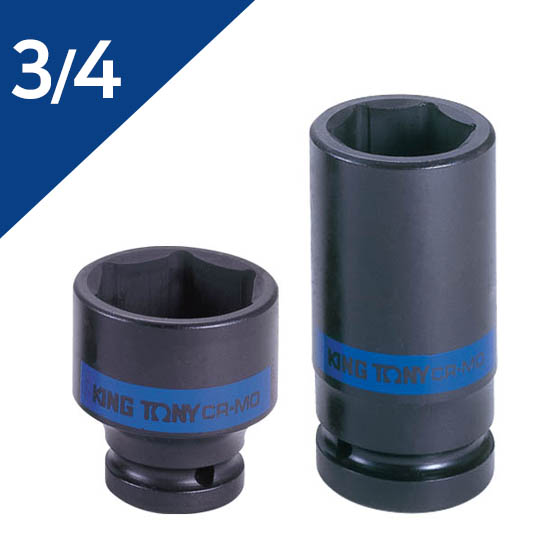 킹토니 임팩복스알 핸드 소켓 롱복스알 3/4 17mm-70mm